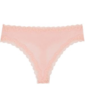 Uwila Warrior Soft Silk Thong Underwear - Pink