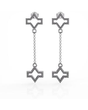 Linda Fiore Starlite Earrings - White