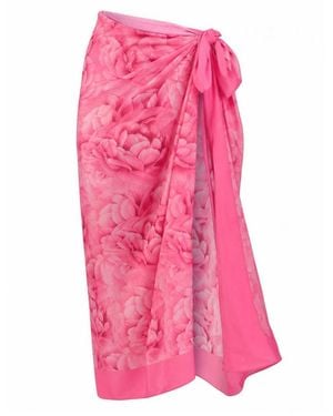 Room 24 Rosie Wrap Rose Print - Pink