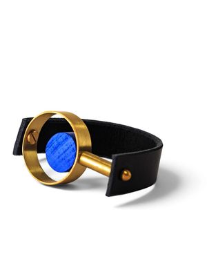 Svetlana Vukov Sculptural Buckle Bracelet - Blue