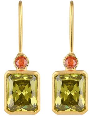 Firera Atelier Zirkonium Charm Earring - Metallic
