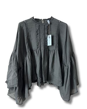 Reunion Home Nomad Blouse - Black