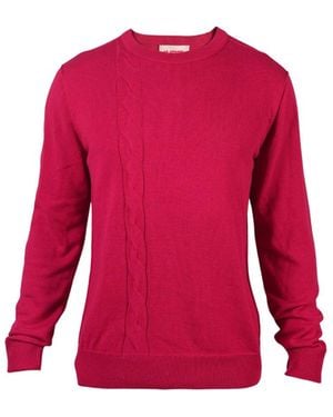 La Granni Cable Crewneck - Red