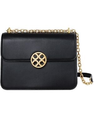 Orange Cube Chain Shoulder Bag - Black