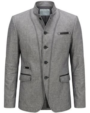 Ron Tomson Symmetric Button Closure Jacket - Gray