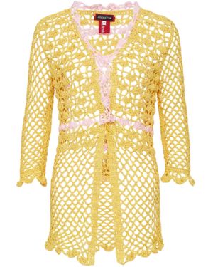 Andreeva California Handmade Crochet Shirt - Yellow