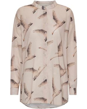 GROBUND Neutrals The Liva Shirt - Natural
