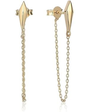 Reis Jewellery Grande Chain Earrings - Metallic