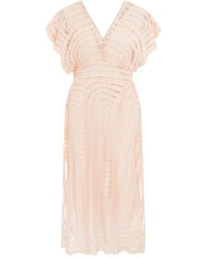 Lisa The Label Cappuccino Dress Long - Pink