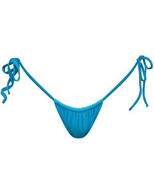 Mihara Calliope Tie String Bikini Bottoms - Blue