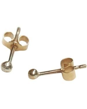 Oolo London The Dot Recycled Studs - Metallic