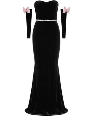 Nur Karaata Royal Reverie Dress - Black