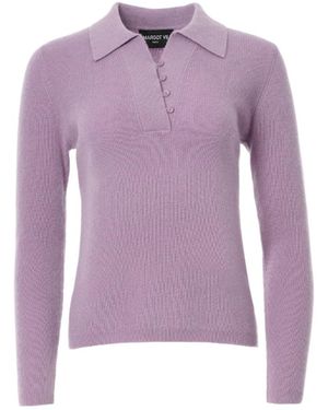 MARGOT VII Cashmere Jumper - Purple