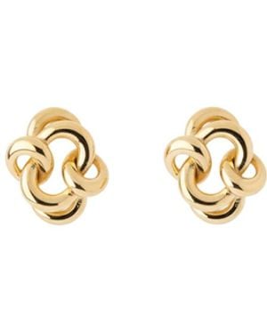 Gutta Design Knot Earring - Metallic