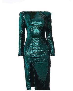 Dress the Population Natalie Dress - Green