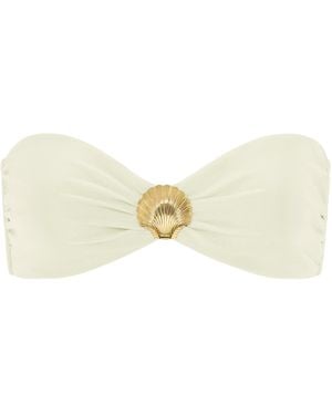 Adriana Pappas Designs Capri Top Oatmilk - White