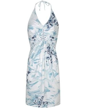 Chic by Lirette Short Halter Dress Contadora - Blue