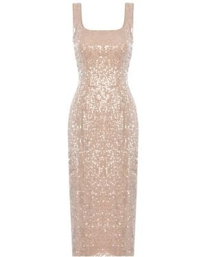 Elsava Midi Dress - Natural