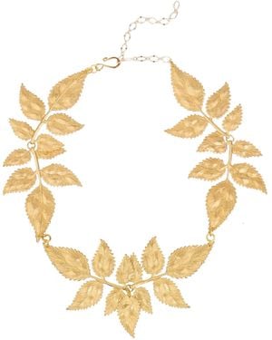 Pats Jewelry Pat's Leaves Choker - Metallic