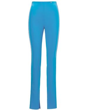 Nissa Embellished High-Waisted Pants - Blue