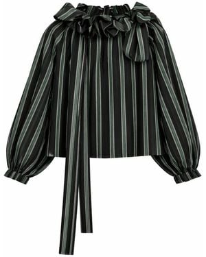 Lo Neel Sirene Shirt Blouse - Black