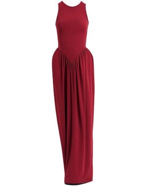 Maison De Gala Lizley Burgundy Maxi Dress - Red
