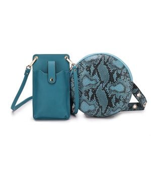 Mkf Collection - J'omor Hailey Phone Crossbody Bag - Blue