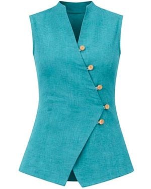 Lumina Eligma The Isla Vest Ensemble - Blue