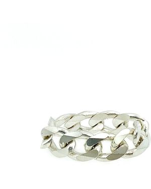 Karen Kriegel Curb Chain Ring - White