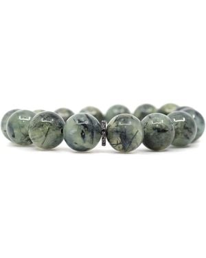 Shar Oke Rutilated Quartz & Diamonds Bracelet - Green