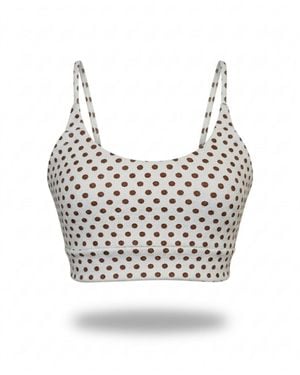 Befitnesslou Bra Cb Polkadot Comfy - White