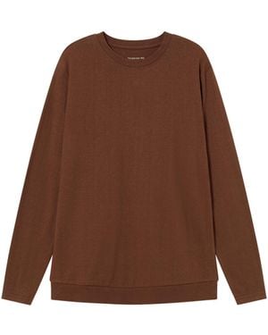 Thinking Mu Hemp Shiva Thick T-Shirt - Brown