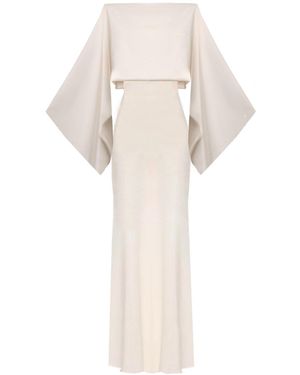Lily Phellera Rose Raya Kimono Dress - White