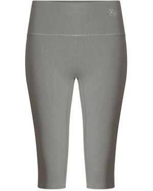 The Koozy Daru High Waist Cropped Leggings - Gray