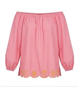 King Naked Sweet Nothing Blouse Striped - Pink