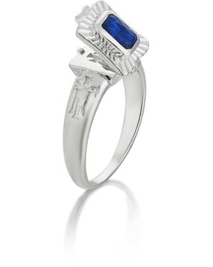 Stefan Tiron Valerio Silva Ring - Blue