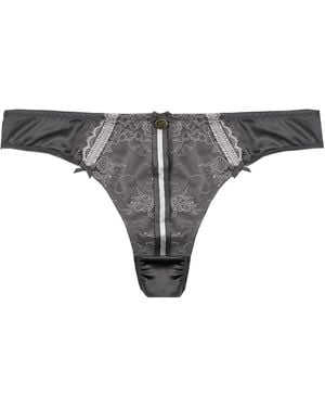Tallulah Love Gunmetal Thong - Grey