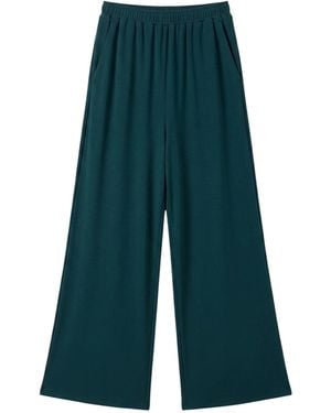 Louche Miller Wide Leg Jersey Trouser - Green