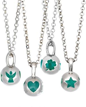 Myrto Katramadou Jewellery Melina Pendant Pine - White