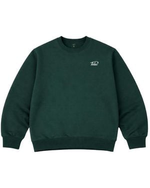 FELLA SWIM Gavan Oversized Crewneck Jumper - Green