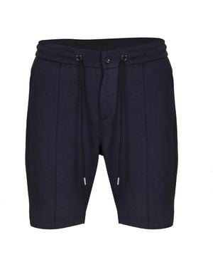 DAVID WEJ Enzo Cotton Loose Fit Short - Blue