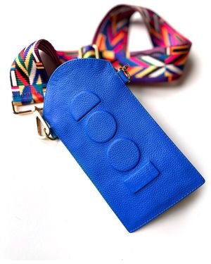 COOL Creative Crossbody Phone Bag With Detachable Strap - Blue