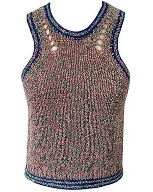 Essien & Emre Esme Knitted Tank Top - Brown