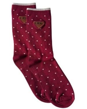 St Cayman Bamboo Socks - Red
