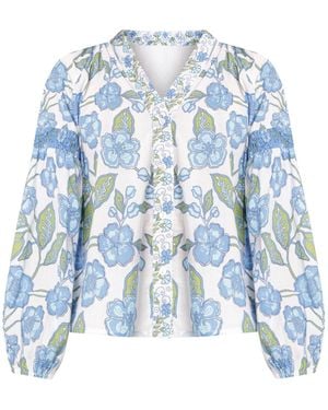 Bindu Carlie Blouse - Blue
