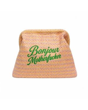 Lilly Loves Bonjour Mf Clutch Bag - Natural