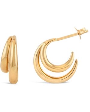 Dinny Hall Toro Double Hoops - Metallic