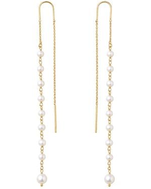Lalinde Drops Of Grace Earrings - White
