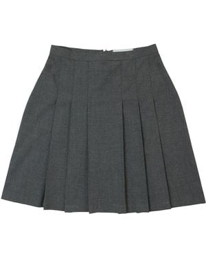 2KStyle Brunello Pleated Mini Skirt - Grey