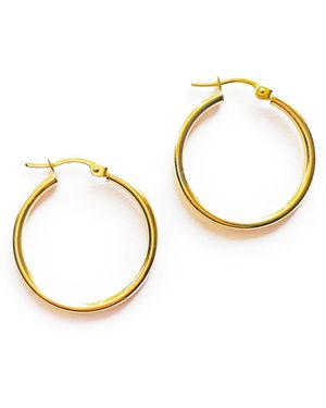 AïANA Neutrals / / Midi Hoops Solid - Metallic